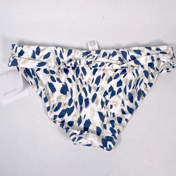LA Blanca Swim Bottoms Size 14 White and Blue - Picture 5 of 6